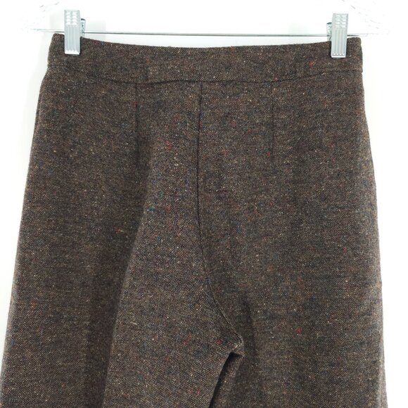 John Molloy Women Pant Wool Brown Multi Size 28x30 - made in Ireland - Picture 6 of 7